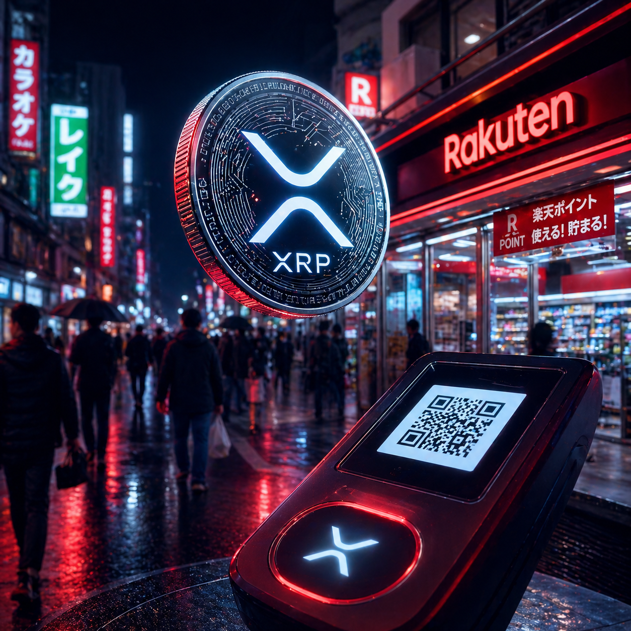 XRP 리플 일본 라쿠텐 500만 가맹점 결제 2026년