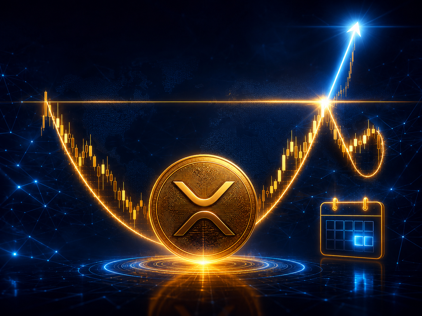 XRP 전망 2026 컵앤핸들 패턴 1.45 돌파 1.80 목표 기술분석